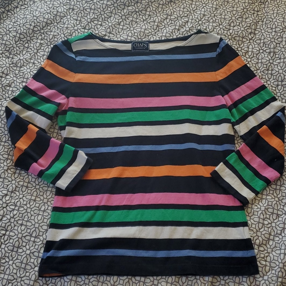 Chaps 3/4 Sleeve Shirt